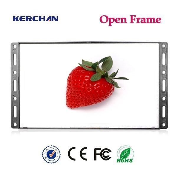 Quality Plastic Open Frame Retail LCD Screens With Motion Sensor Activation for sale