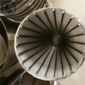 Wholesale V Shaped Wire 0.75mm Slot Johnson Screen Pipe For Screening from china suppliers