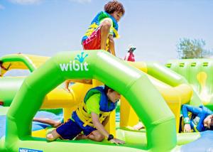 Wholesale Combined Inflatable Floating Toys XXL Tarpaulin , Inflatable Bridge from china suppliers