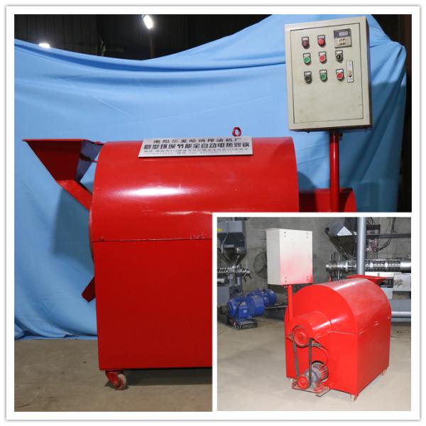 Stainless Steel Rotary Drum Nut Roaster Almond Cashew Nut Roasting Machine