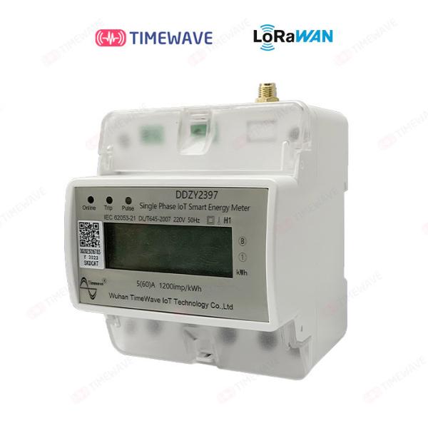 Single Phase RS485/LoRaWAN/CAT.1 Modbus DIN Rail Smart Prepaid Digital Energy