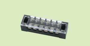 Wholesale Black barrier terminal block with copper blocks 2 row RDTB15 with clear cover 16P black tb15 barrier connector from china suppliers