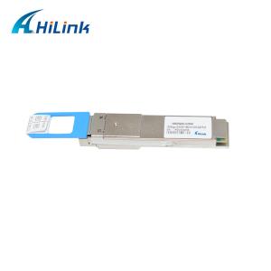 China Hilink 100G QSFP28 Transceiver 80KM 100Ghz ITU DWDM PAM4 Dual CS Adapter on sale
