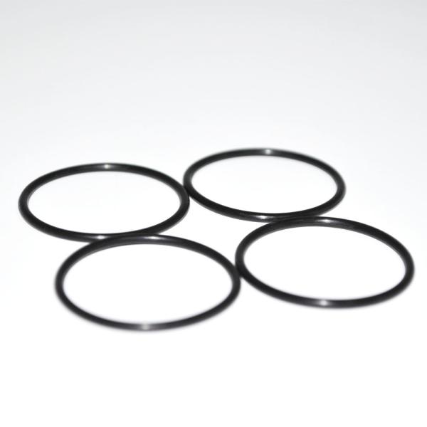 ECO VAMAC High Temp O Rings 20Sh Black Rubber Ring Seal Custom Color