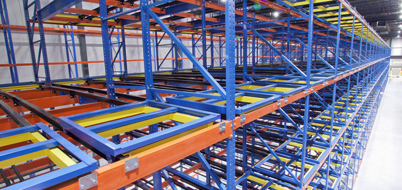 Collision Minimised Push Back Rack With Safe Operation