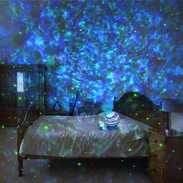 Multiscene Portable Dinosaur Egg Star Light , Voice Control Galaxy Projector Nebula