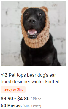 Y-Z Sport Funny Personality New Dog Head Neck Warmer and Windproof Knit Fighting Hot Snood Hat