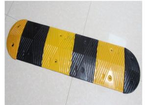 Wholesale 1 Meter Black Yellow Road Safety Rubber Speed Hump from china suppliers