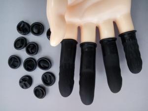 Wholesale Clean Room Latex Finger Cots Powder Free Black from china suppliers