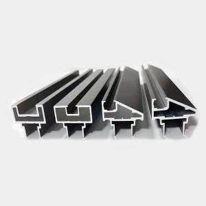 Custom 6063 Window Frame Profile Aluminium Window Channel Anodize Surface