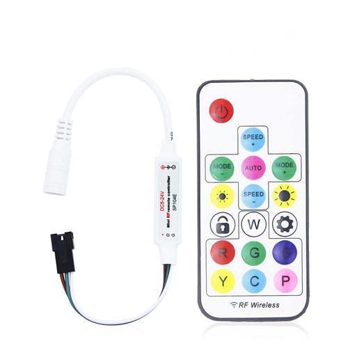 Quality 14 Keys Mini LED Strip Controller Rf Wireless Remote Led Controller For LED for sale