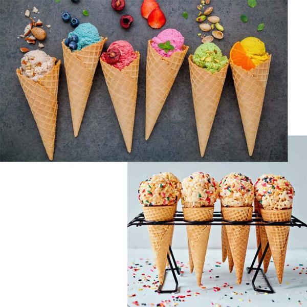 Commercial Ice Taco Waffle Bowl Cone Maker Machine for Busy Food Service Businesses