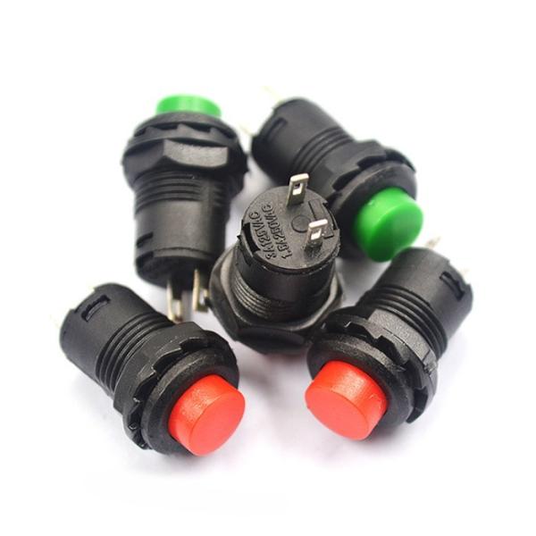 Quality Red Mini Round 12mm Waterproof Momentary Push Button Switch for sale