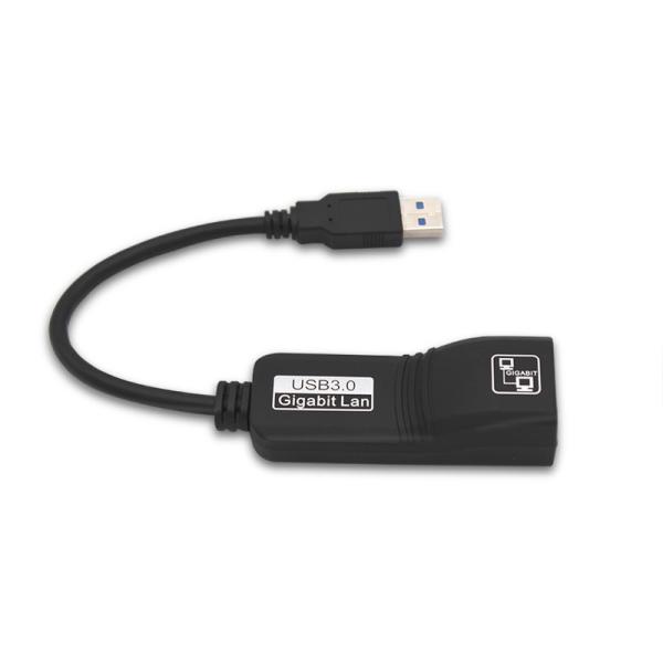 Quality Portable Aluminum USB 3.0 To Ethernet Adapter with 10 or 100Mbps Connection for sale