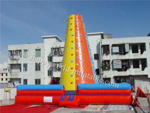China inflatable rock climbing wall , inflatable climbing wall on sale