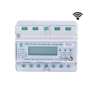 -25℃ To +55℃ Din Rail Power Meter 3 Phase Smart Meter And Prepaid Meter
