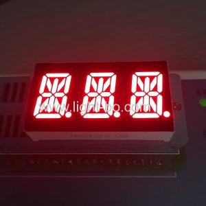 China Triple Digit  14 Segment LED Display 0.54 Inch Super Red For Temperature Control on sale