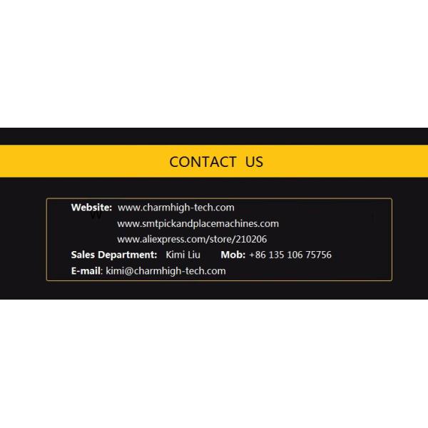 Charmhigh SMD Pick And Place Machine , SMT Placement Machine 8 Models Prototyping