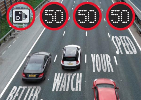 Data Logger Residential Variable Speed Limit Signs Environment Friendly For Easy