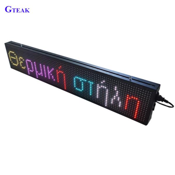 Quality P6 scrolling led sign moving message signage screen for sale