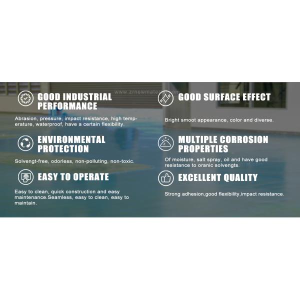 Corrosion Resistance Epoxy Floor Coating Electronics Industry Garage Epoxy Paint