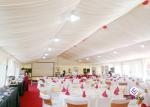 Luxury Marquee Outside Wedding Tents With Curtains Colorful Lining For Event