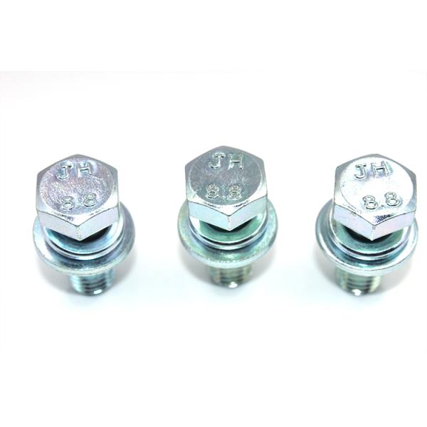 Assorted M4-M12 Grade 8.8/10.9/12.9 Hex Bolts with Spring Lock Plain Washer Assemblies