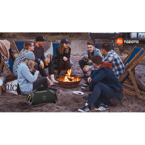 80W IPX7 Waterproof Bluetooth Speaker with 5000mAh Battery