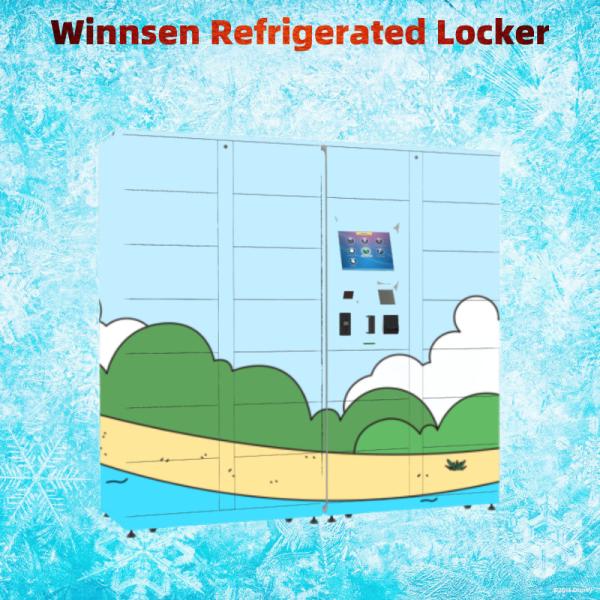 Fresh Fruit Refrigerated Locker 50Hz Smart Cabinet Remote Control System
