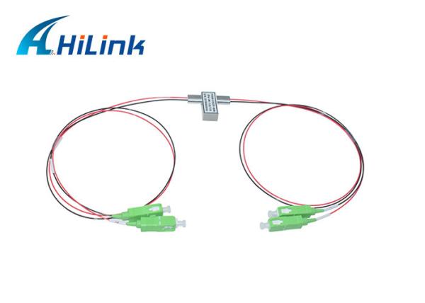 Quality SC APC Mechanical Latching Fiber Bypass Switch , Multimode 2X2 Optical Switch for sale