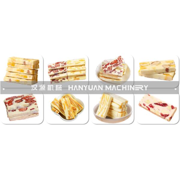 Strawberry Cake Production Line with Active Cooling Function 4000kg Heavy Duty 30×6 Meters Layout Candy Bar Machine