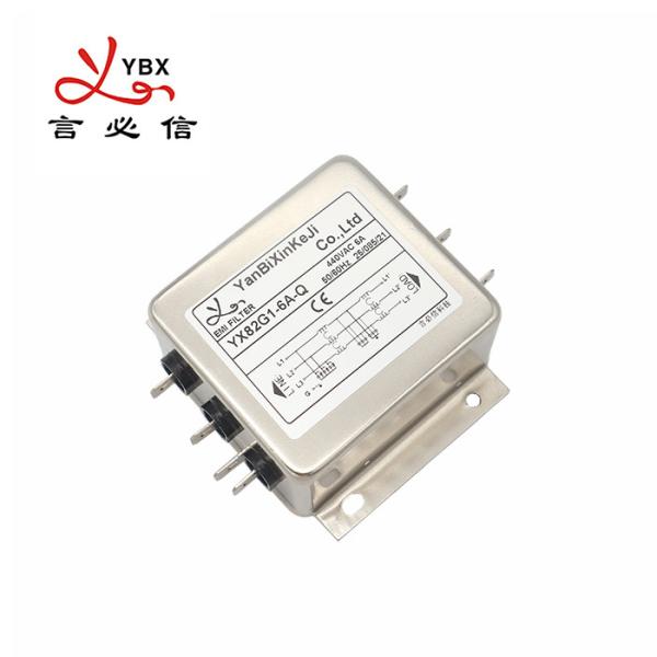 380V/440V Three Phase Filter M4 Screw Or Fast-on Terminal EMI Filter For Motor Drive