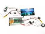 7 inch TFT LCD display video module with control buttons used for custom POP