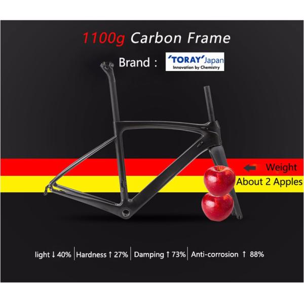 Unisex SAVA Carbon Road Bike 700c , SAVA Herd 6.0 T800 Shimano 105 R7000 22S