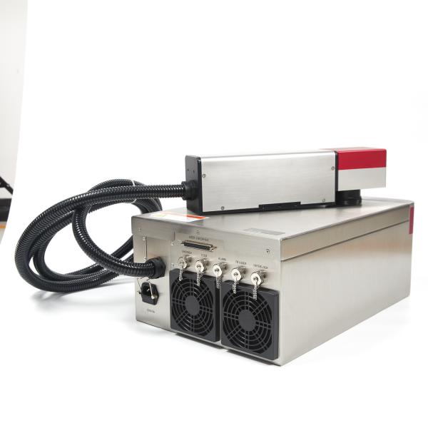 Quality CO2 Laser Barcode Overprinter / Date Coding Machine 63Hz For Plastic for sale