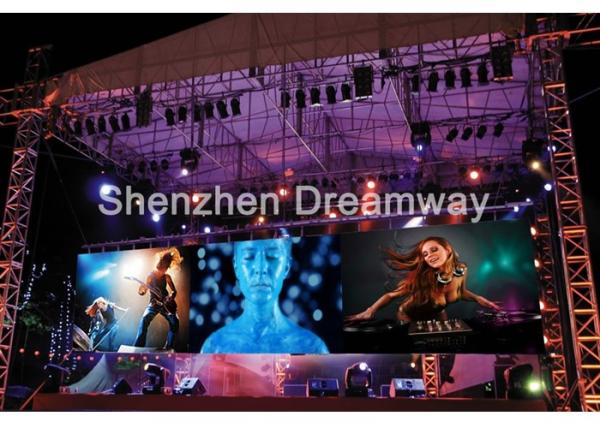 Quality High Resolution P6 HD Indoor Slim LED Display Screen Rental Video Processor For Events for sale