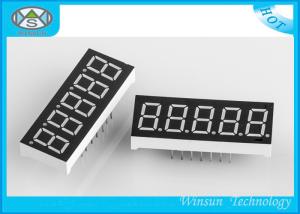 Wholesale LED 5 Digit 7 Segment Display 11-220 Mcd Brightness , LED Numeric Displays For Indoor from china suppliers