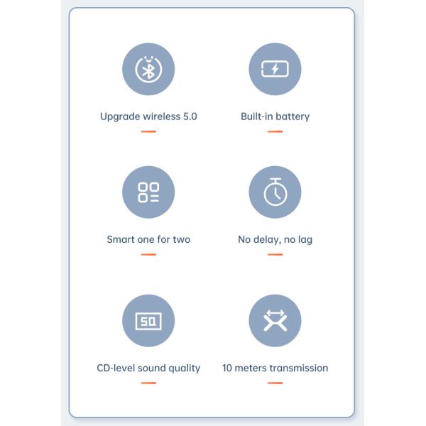 33ft Coverage 3.5mm Aux Bluetooth Adapter For Headphones