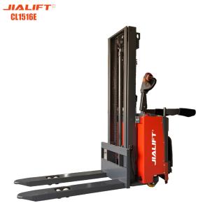 Wholesale Electric stacker(Standing on) CL1516E Rated traction weight 1500kg Lifting height 1600mm Electric Reach Stacker from china suppliers