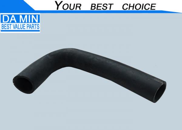 Quality 8980064520 Black Rubber Pipe Bend NPR NQR 8 Tons Cargo Truck Radiator Upper Water Pipe for sale