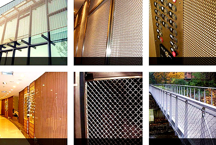 1-3m Width Sus304l Decorative Wire Mesh For Architecture