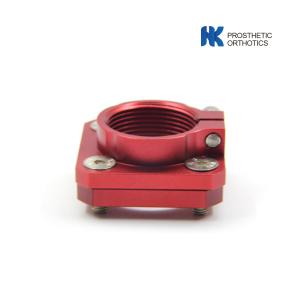 China 4 Hole Pediatric Aluminum Prosthetic Laminated Socket Adaptor on sale