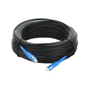 Wholesale Singlemode FTTH Drop Patch Cord SC UPC G657A1 Simplex LSZH 3m High Strength from china suppliers