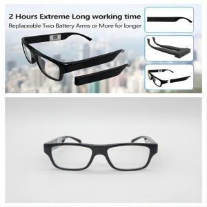 China Wearable Security WiFi Camera Sunglasses 1080P For Meeting, Security Activties on sale