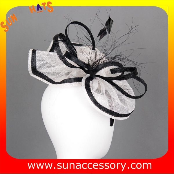 0911 fashion sinamay hair fascinators caps for ladies ,Fancy Sinamay fascinator from Sun Accessory