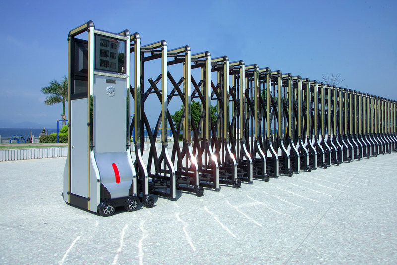 Wholesale Trackless Operation Wireless Automatic Folding Gate of LED Display from china suppliers