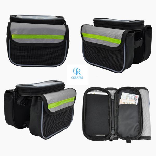 Mobile Phone Holder Bicycle Pannier Bag Waterproof Mountain Road Bike Touchscreen Bag