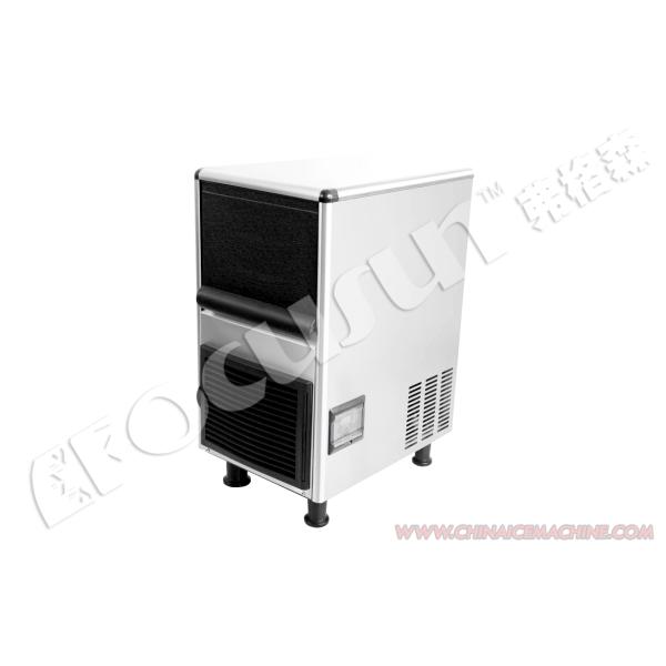 Commercial Cube Ice Maker Machine with Transparent Design and Automatic Operation