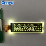 COG Segment LCD Display TN Negative 20pin FPC RGB Color Backlight For Stopwatch