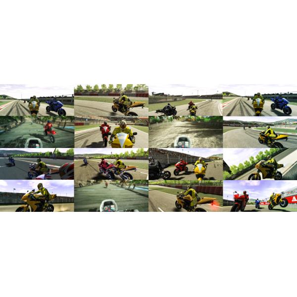 Adults VR Motorcycle Simulator Amusement Park Pcs Racing Games Black Yellow